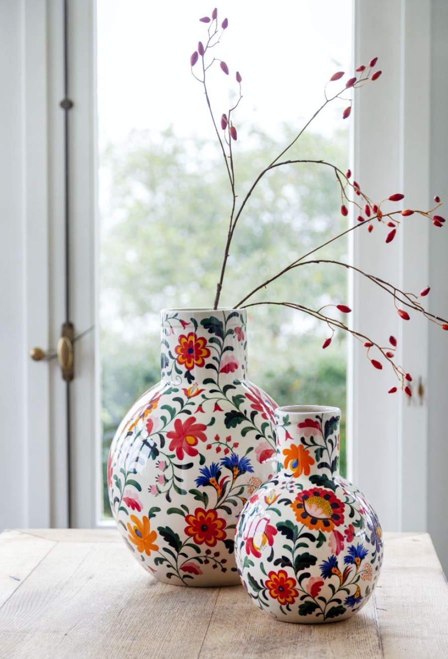 Wonen Return To Sender | Ronde Vaas Medium Multicolor Flowers