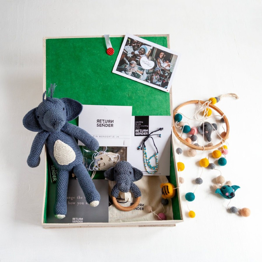 Baby & Kids Return To Sender | Babyshowerpakket Groot - Olifant