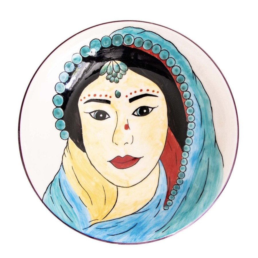 Sfeervol Tafelen Return To Sender | Indiase 'Women Of The World' Bord, 22 Cm