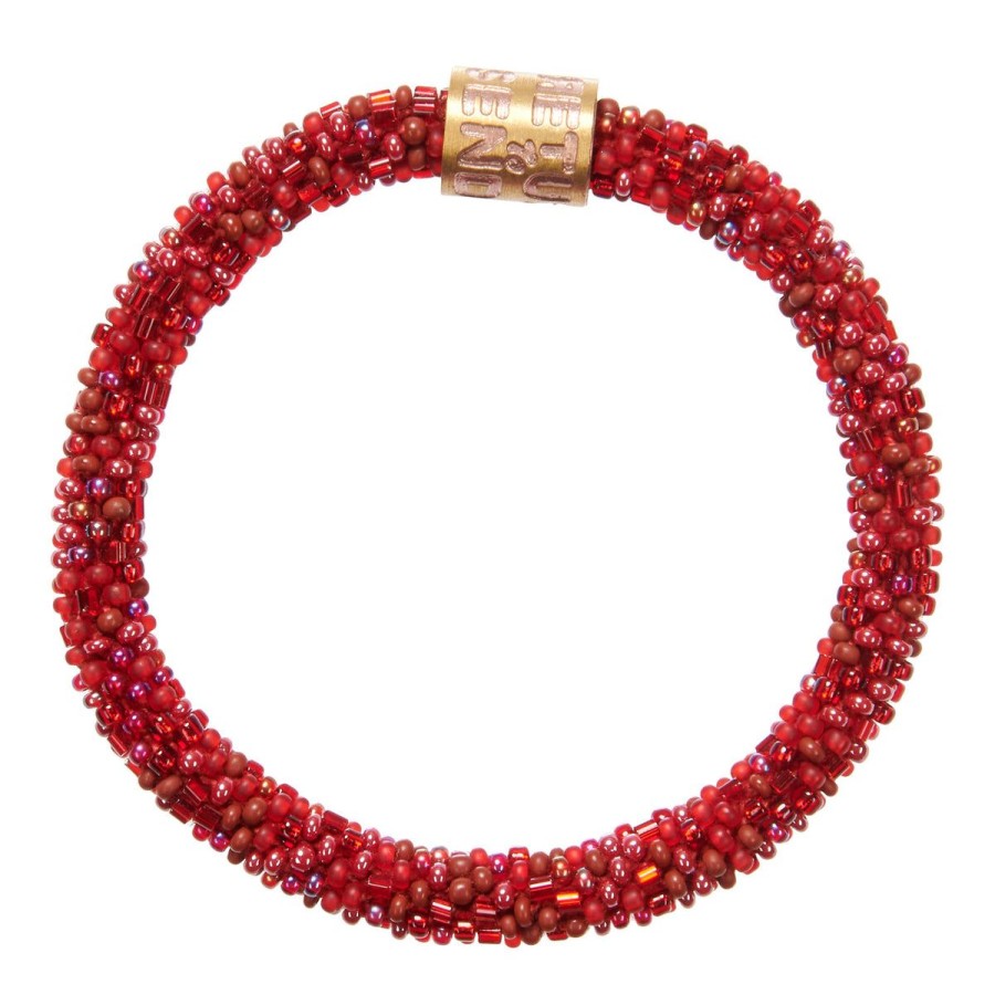 Fashion Return To Sender | Beaded Bracelet Roll On Armbandje Rood