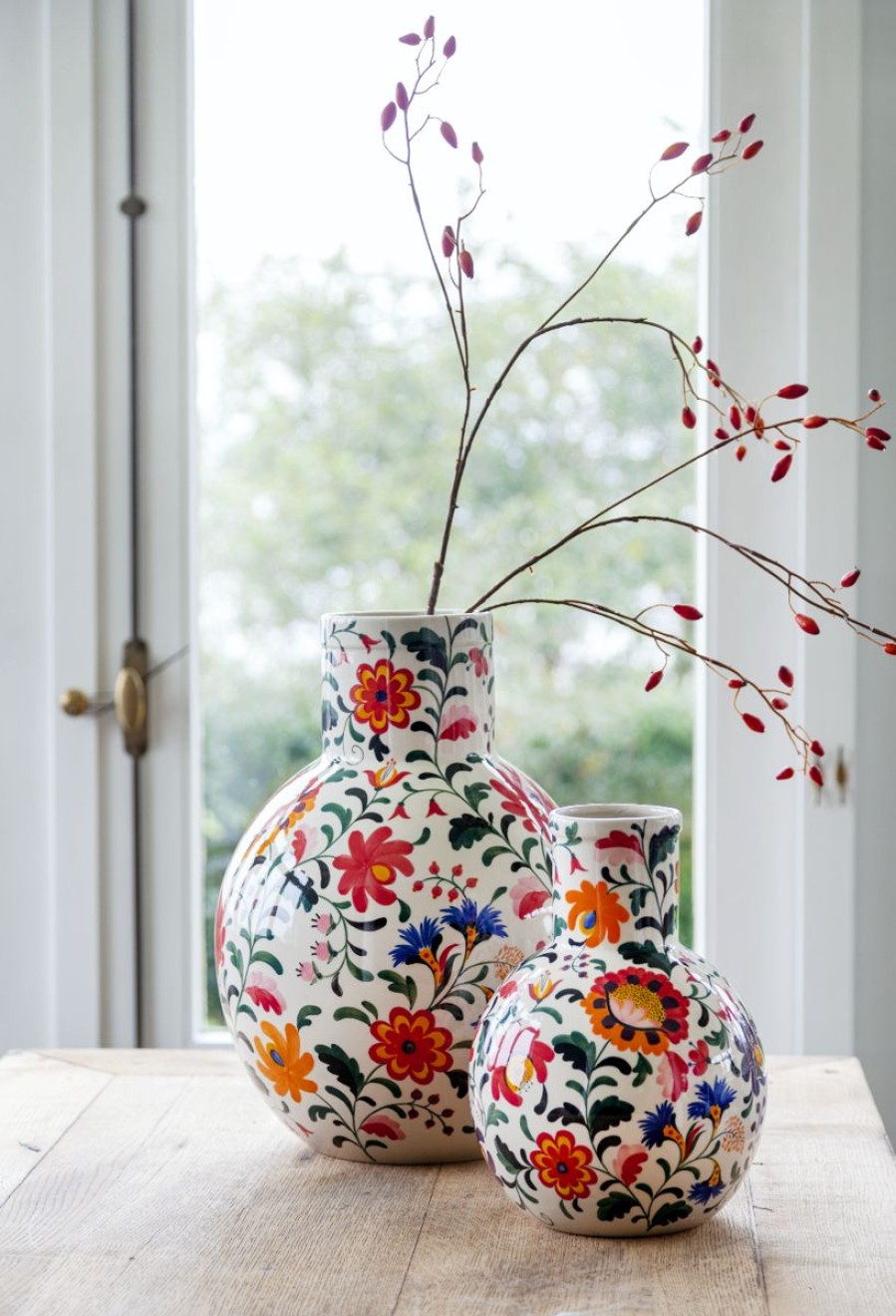 Wonen Return To Sender | Ronde Vaas Medium Multicolor Flowers