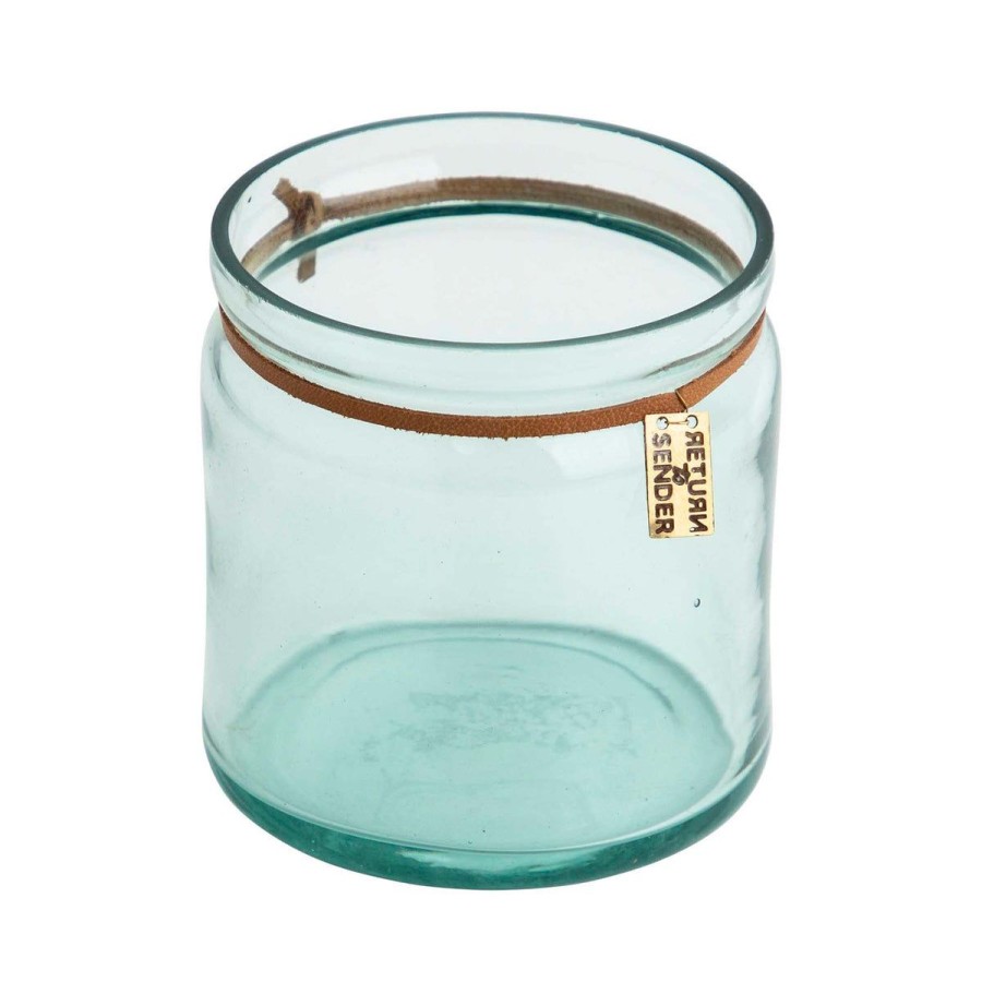 Wonen Return To Sender | Recycled Glas Theelicht - 10 Cm